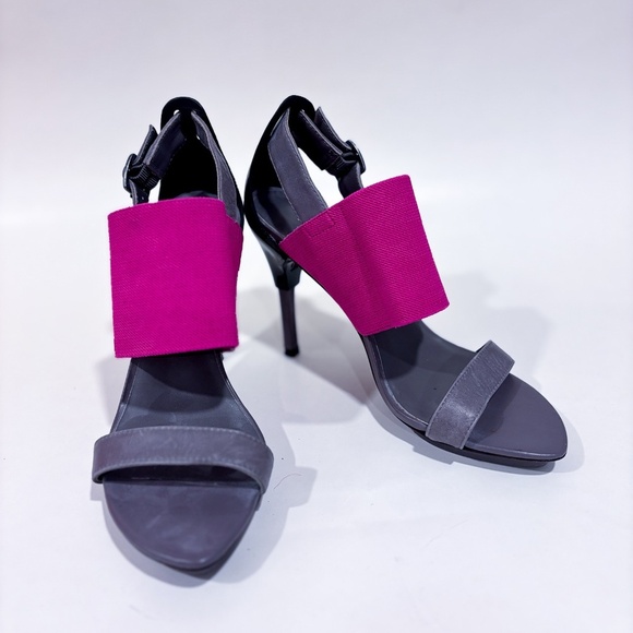 UNITED NUDE Grey & Pink Heeled Sandals - Picture 2 of 8